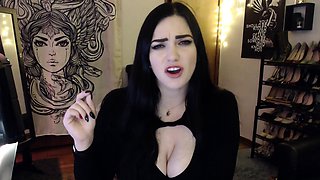 Chubby Brunette Big Boobs Dildo Masturbation