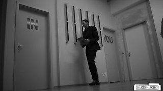 Mr Big's Blonde Allure Sparks Intense Passion in German Office