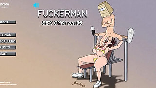 Fuckerman Sex Gym: Indian Curvy Anal Blowjob Adventure