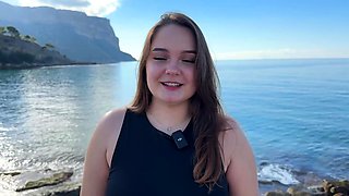 Mexicana blowjob with her big boobs