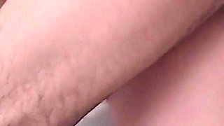 He enters the bathroom suddenly and puts his big cock in his stepsister's ass