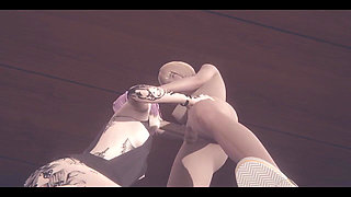 Hentai Uncensored Futanari - Alice Suck and Fucked Misionary Style by Futanari- Japanese Asian Manga Anime Game Porn