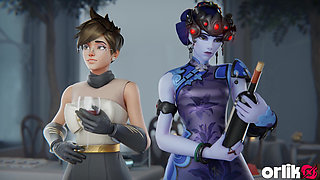 Ashe Pre-wedding Bustle Gone Wild with BBC - 3D Overwatch Animation