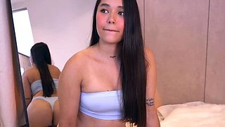 Perfect Teen Latina Lingerie Camshow