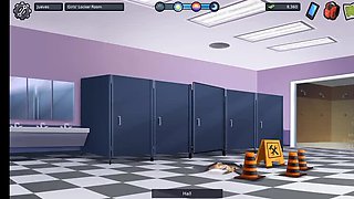 Secret Bathroom Sex With My Classmate - Uncensored POV Blowjob & Big Natural Tits