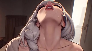 Waifu Immersive Close-Up POV - Deep Doggy & Huge Load Everywhere Facial (Preview)