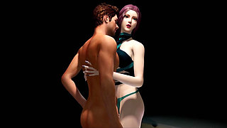 3D Goddess of Night Temptation- 3D Animation Hentai