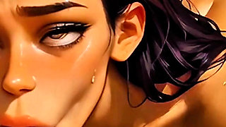(4k) Ai 3D Animated - Hot Latina Interracial Blowjob & Cumshot Ai Visuals X