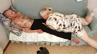 Stepmom Sucks My Dick and Swallows Cum