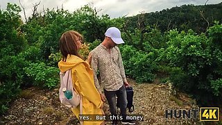 Naked Stranger With Big Tits Fucked Hard In Forest POV