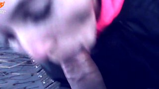 Czech amateur fucking outdoor POV