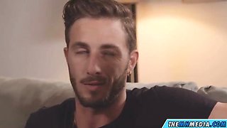 Busty MILF Reagan Foxx seduces young guy with hot blowjob & big tits