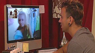 Lexi Belle - Blonde 18 Year Old Fucks A Guy She Met Online
