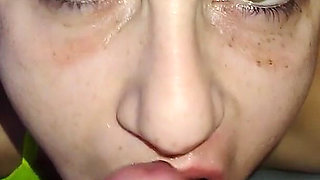 Blowjob in Jacuzzi, Cum on Face and in Mouth