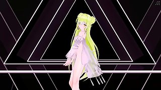 Azur Lane Janus Hentai Hot Sexy Dance Song Ha Aoa Mmd 3D Blonde Hair Color Edit Smixix