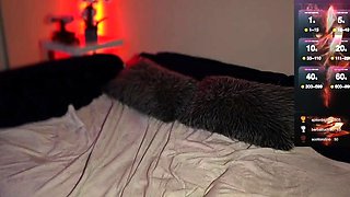 Brunette seductress working her big boobs and hot ass