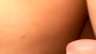 My mistress a whore engaged and footjob loving with brunette hair gets turned on with a cock in her pussy