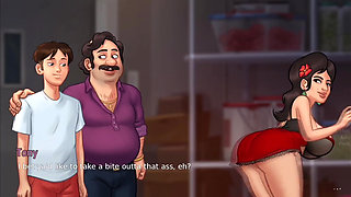 Man Hires Anon to Fuck His Wife Part 1 - Summer Time Saga Gameplay