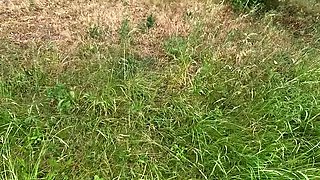 Big Tits Slapped Hard with Clamps - Rough Outdoor BDSM Punishment