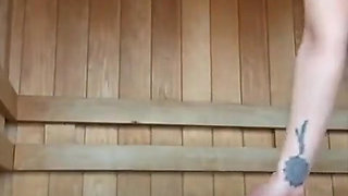 After the Locker Room and Shower, I Take You with Me to the Sauna