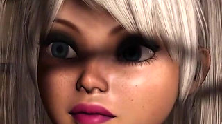 Super hardcore in a basement. Fat man fucks hard a sexy blonde slave