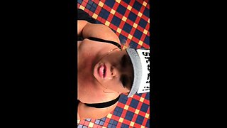 Slut gives wam deep throat pov blowjob and handjob