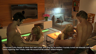 A Wife and Stepmother Awam Real Fucking Liam Has Orgy While Dyl Give Sophia a Big Squirting at Home