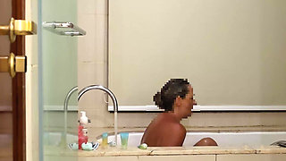 Wife Takes a Shower in a Hotel, MILF, Full Scene, Ep 32901