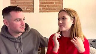 Shy College Girl Una Fairy Behind The Scenes BTS with Perfect Tits and Big Cumshot