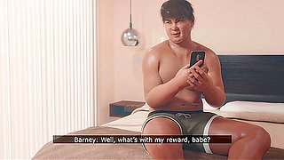 Cheating in the Room Next Door - A slutty wife cheats on her husband with her boss. 3D Animated cartoon cuckold.