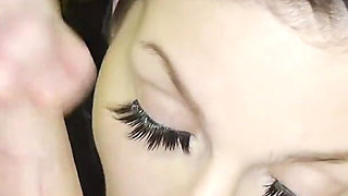 Sloppy Ball Sucking and Cum Play