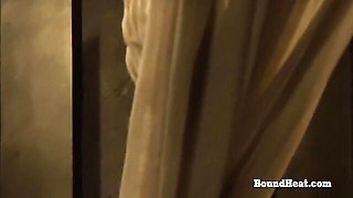 Lusty courtesan's bondage trailer