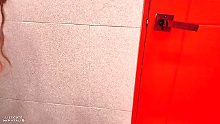 LilyCute Hot Gym Teen Gets Personal Training From Stranger in Locker Room - Big Tits Brunette Fucked Hard