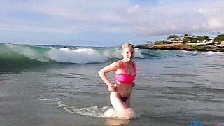 TJ Sparxxx busty blonde outdoor sex