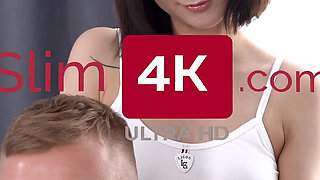 Mia Lo - 4K - a Skinny Brunette Jumped on BF's Powerful Dick