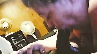 A college Teacher Sucking My Dick & Swallowing the Whole Load