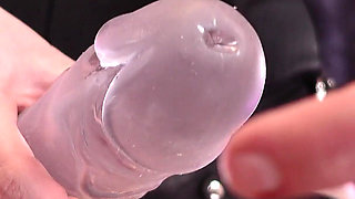 JOI video. FemDom POV. Saliva and humiliatrix: you suck strap-on (by Arya Grander)