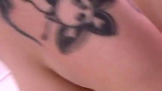 BBW Scarlet LaVey goth huge boobs swallow