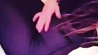 I Gave This Video to My Lesbian 47f Gym Coach with Me Playing with My Pussy Seducing Her