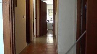 Hijab Arab Maid Blows Big Black Cock - Souzan Halabi Amateur Blowjob