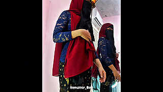 Fitting Hijab Kebaya Dress With Thai Maid