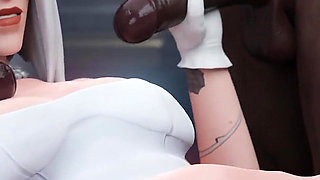 Ashe Pre-wedding Bustle Gone Wild with BBC - 3D Overwatch Animation