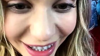 Amateur Webcam Cute Teen Plays Solo with Big Dildo