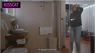 What Happens When Horny Stepmom Shares Hotel Bed With Stepson All Night In One Room? [ Eng Sub ] - Kiss Cat And Mother In Law