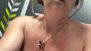 Naked Pissing and Cheeky Little Butthole Flash in Public Toilets