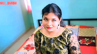 Mili Bhabi Hindi Hotel Sex with Desi Girl Tight Pussy Fuck - Clear Audio XXX