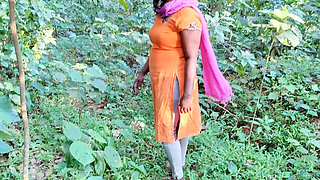 Desi Wife Outdoor Fuck with Young Boyfriend - Public Sex Mood