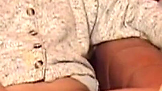 Mature Brunette MILF Takes Deep Anal While Caned