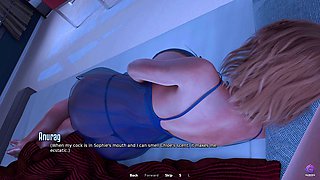 Stepbrother Fucking His Slutty Stepsister Next to Her Stepmom - 3D Hentai Animated Porn - Life in Santa County