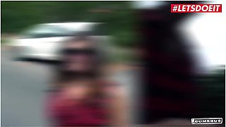 July Johnson Busty German Teen 18+ Paid For Hardcore Interracial Car Sex